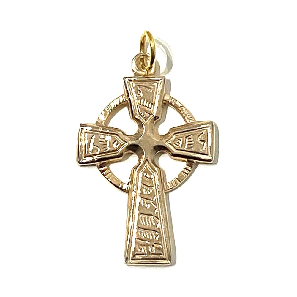 Gold Tone Cross Pendant
